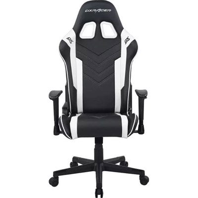 DXRacer PRINCE P132 Gaming Chair, White Black,