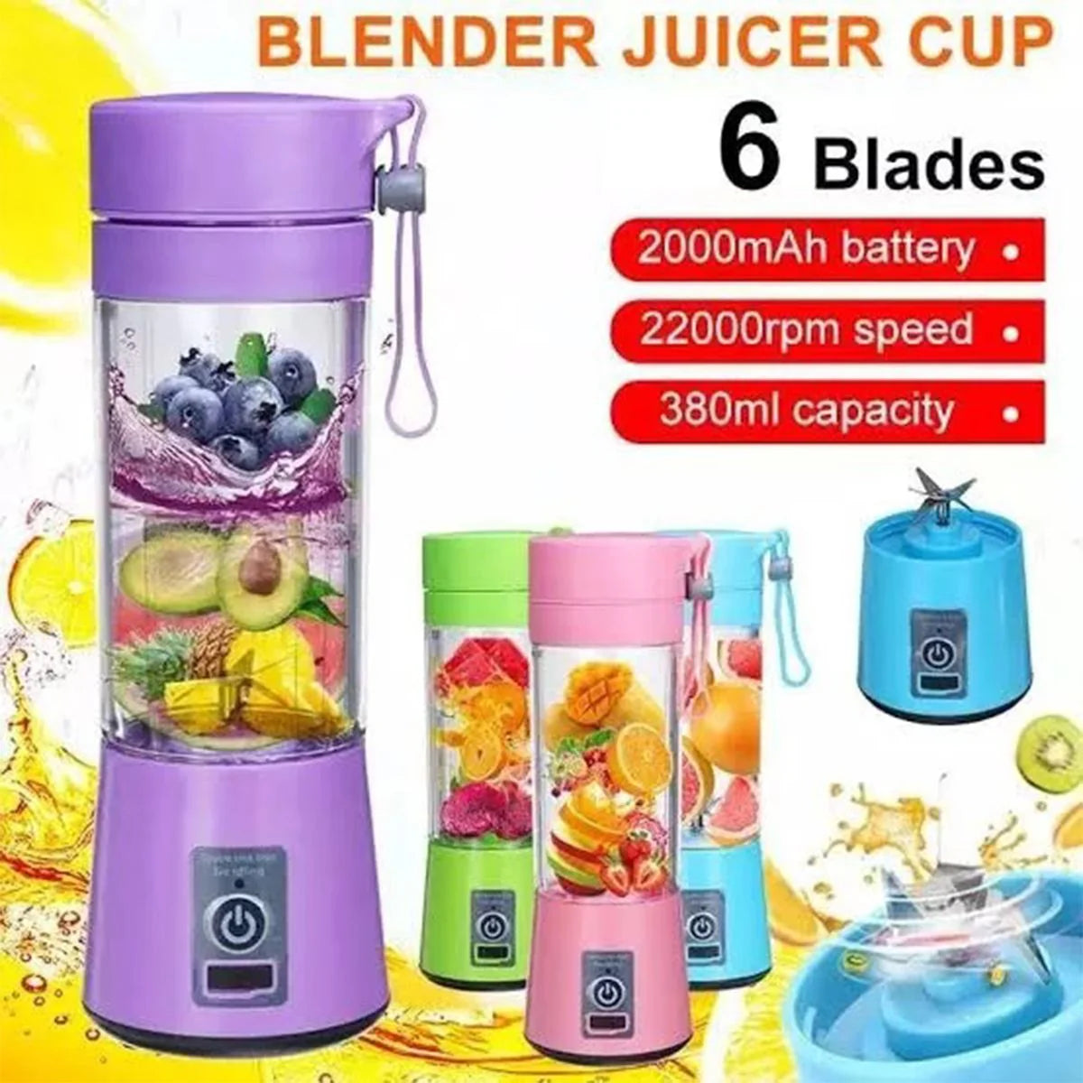 6 Blades USB Juicer