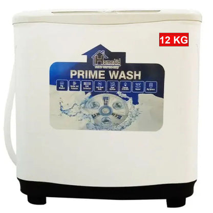 Homeaid 12 kg Twin Tub Washing Machine Semi Automatic HA-9077 Multicolor