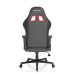 DXRacer Prince Series GC-P132-NR-F2-158 Gaming Chair, 1D Armrests with Soft Surface, Black/Red