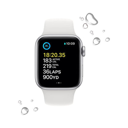 Apple Watch SE 2nd Generation - 40mm (GPS) : Silver S/M