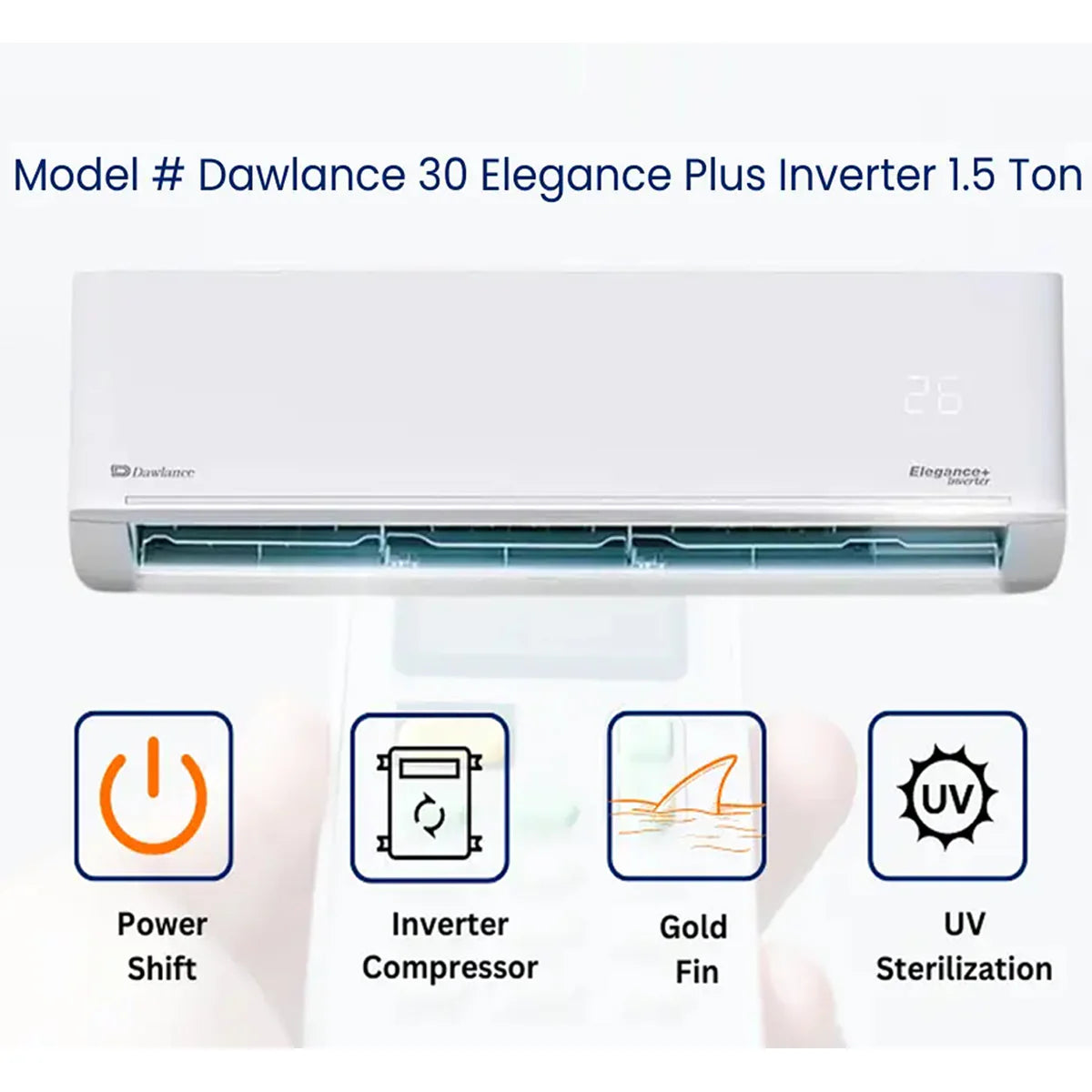 Dawlance Inverter AC 1.5 Ton Elegance 30