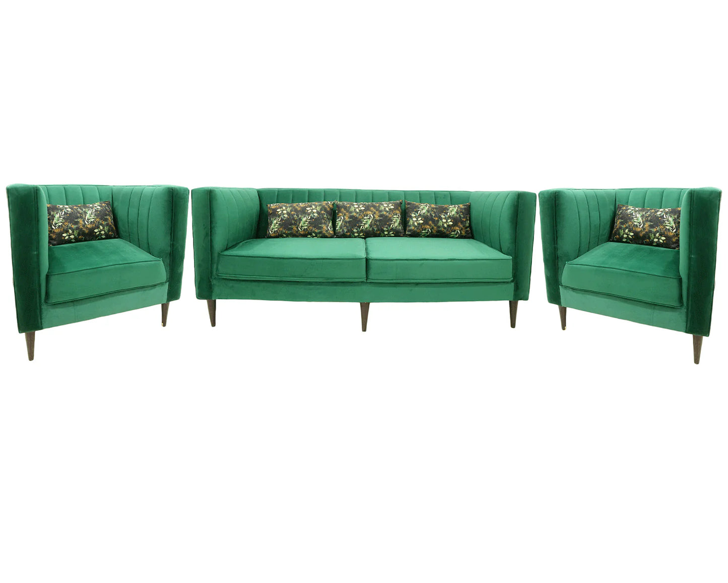 Hariyali Sofa Set - 5 Seater